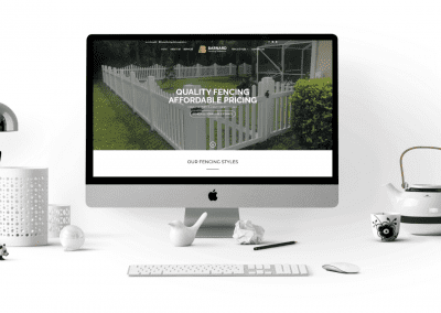 Barnard Fencing Solutions Website Desktop View